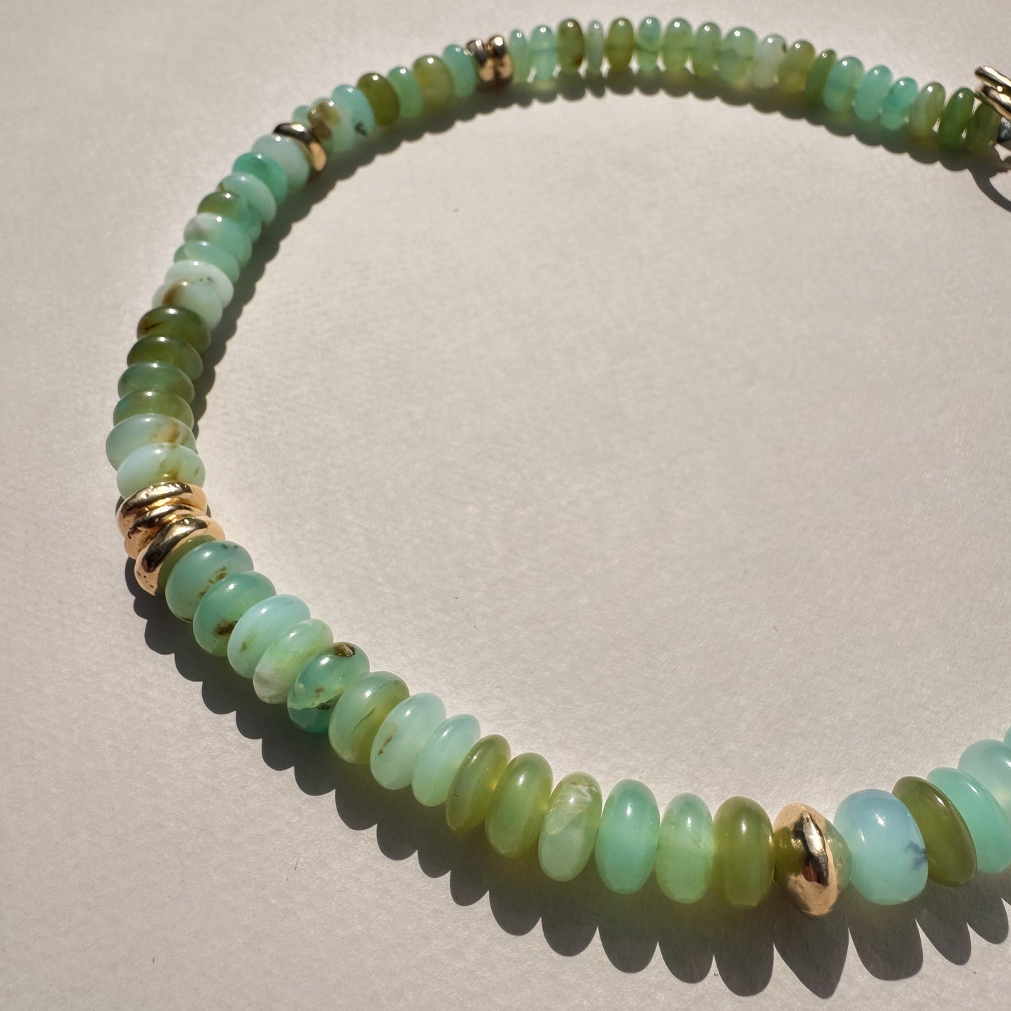 Peruvian Opal and Gold