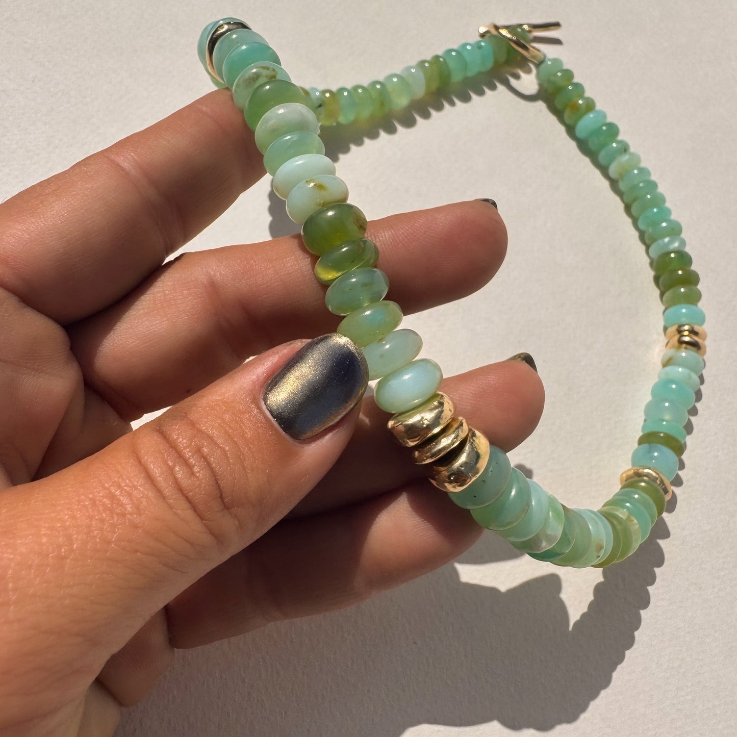 Peruvian Opal and Gold