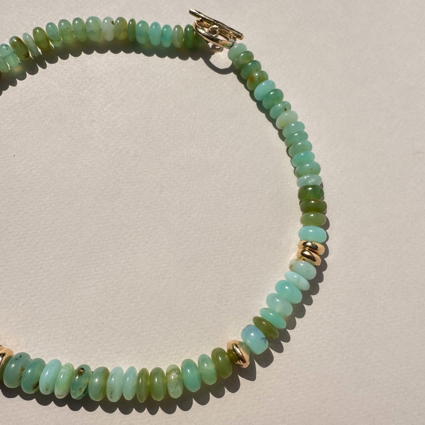 Peruvian Opal and Gold