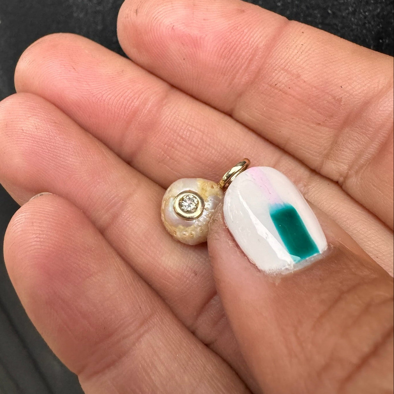 Diamond Baroque Pearl