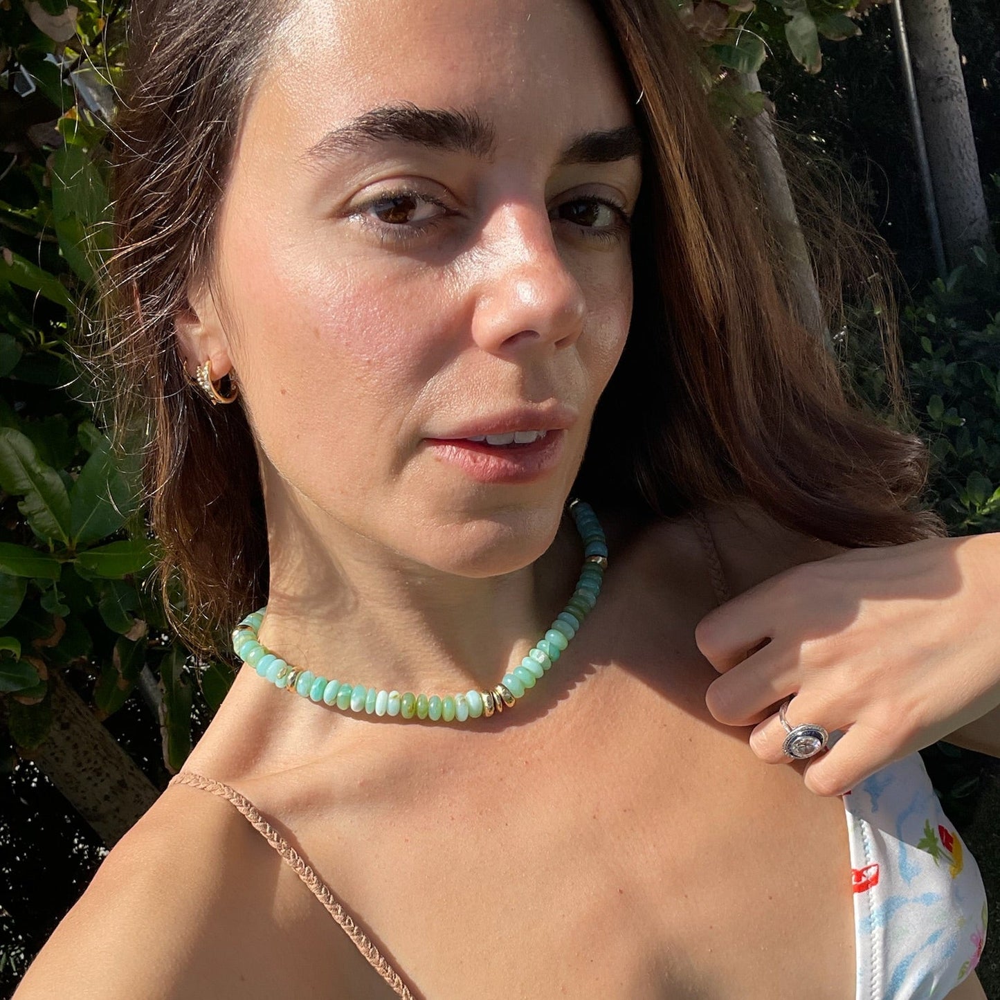 Peruvian Opal and Gold