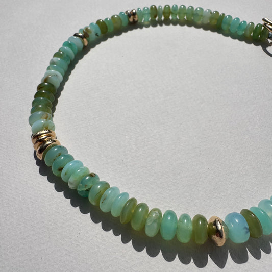 Peruvian Opal and Gold